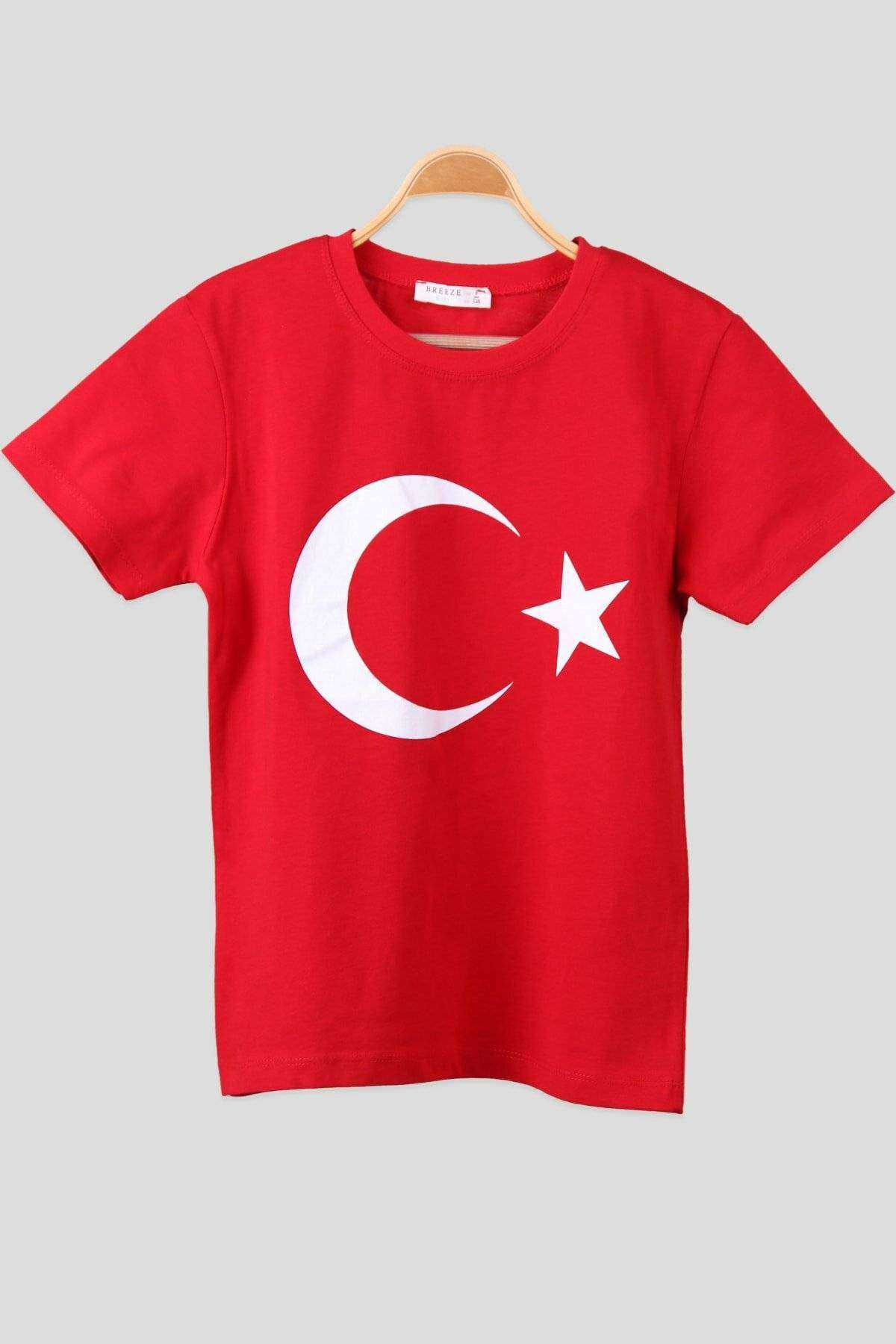 Atatürk%20ve%20İmzası%20Ay%20Yıldız%20Bayrak%20Baskılı%20Kombin%20Penye%20Kadın%20Beyaz%20Kırmızı%20T-shirt