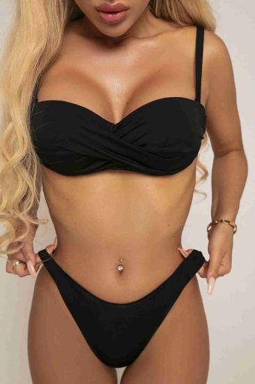 Angelsin Brezilyan Şık Bikini Altı Siyah